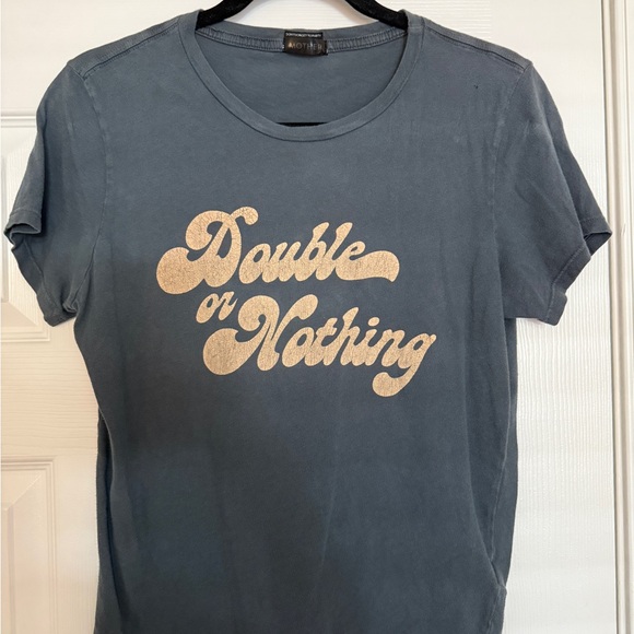 MOTHER Charcoal Graphic Tee - Picture 1 of 3